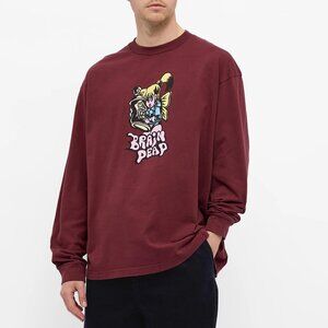 Brain Dead Long Sleeve Bubblegum Shorty T-Shirt